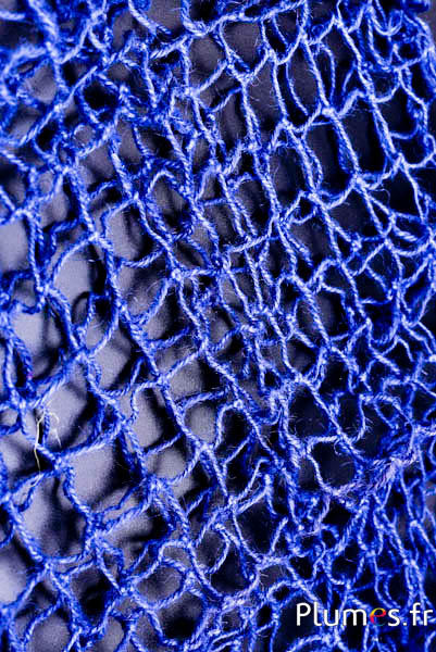 Filet de décoration - 100 x 100 cm - bleu nuit